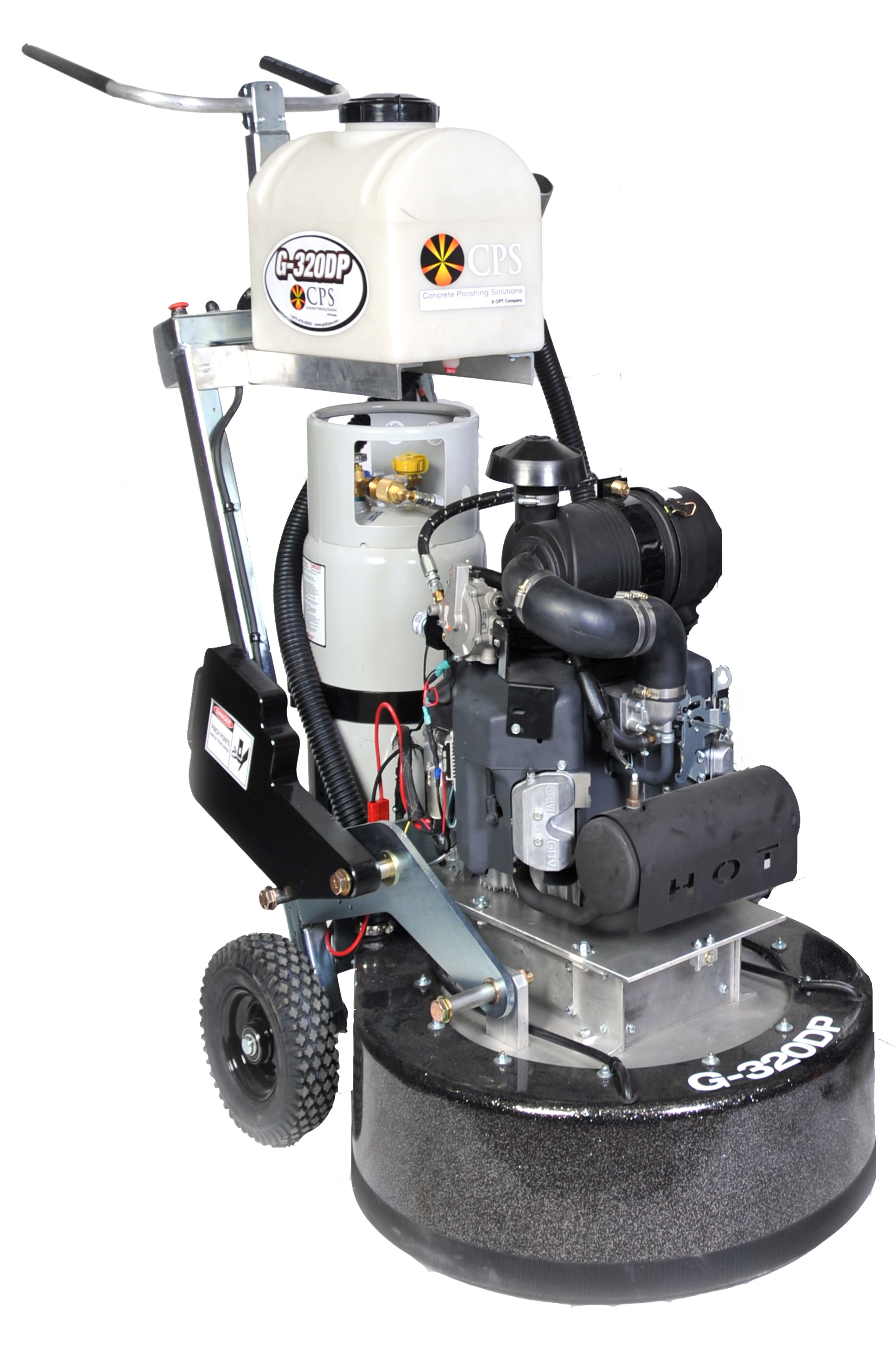 image of cps g-320d propane planetary grinder